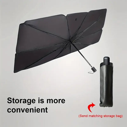 Parasolar pentru Mașină, Placă de Blocare a Soarelui pentru Parbrizul din Față, Izolație Termică, Perdea de Blocare a Luminozității, Accesorii pentru Interiorul Mașinii, Umbrelă de Acoperire pentru Parbrizul Mic al Mașinii.